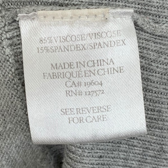 Grey Sleeveless Cowl Neck Sweater with Pockets - Picture 3 of 4